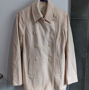 Cream Pea Coat